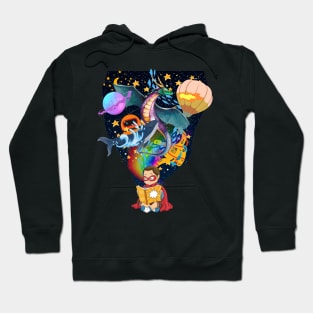 Adventure Awaits: Boy's Imaginative Journey Hoodie